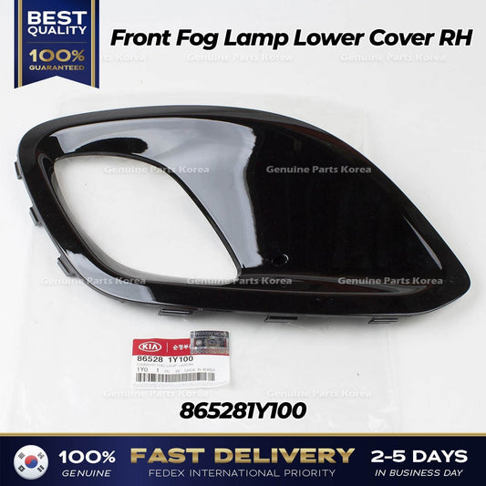 Genuine Front Fog Lamp Lower Cover RH 865281Y100 for Kia Picanto