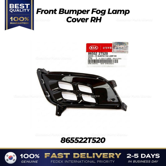 Genuine Front Bumper Fog Lamp Cover RH 865522T520 for Kia Optima