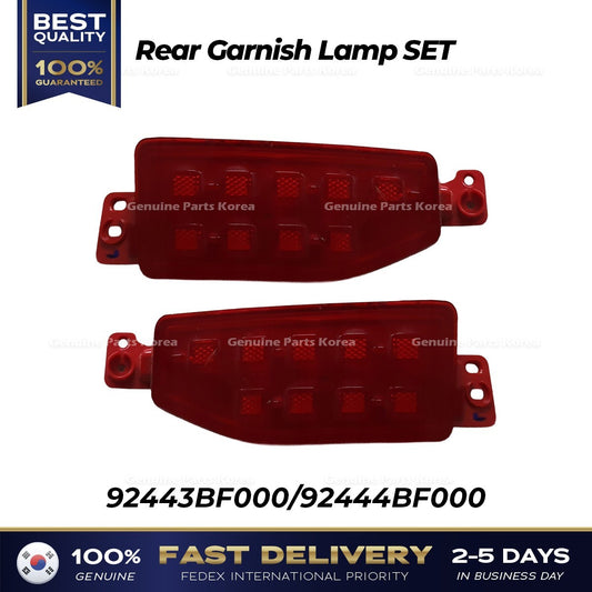 Genuine Rear Garnish Lamp SET 92443BF000 92444BF000 for Hyundai Kona Electric
