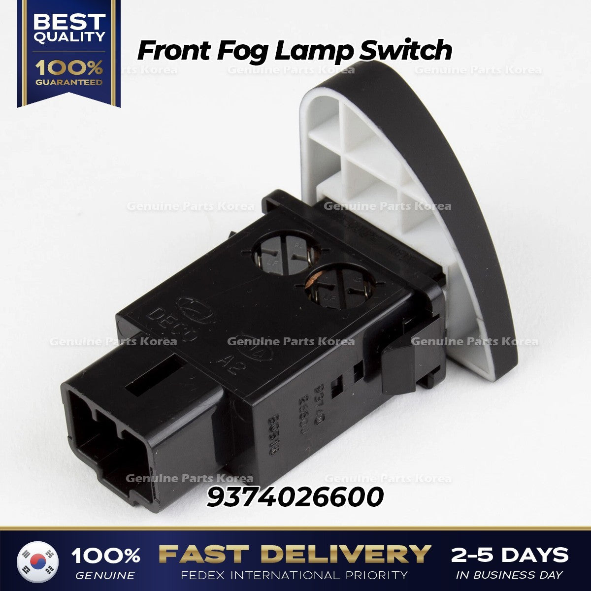 Genuine Front Fog Lamp Switch 9374026600 for Hyundai Santa Fe