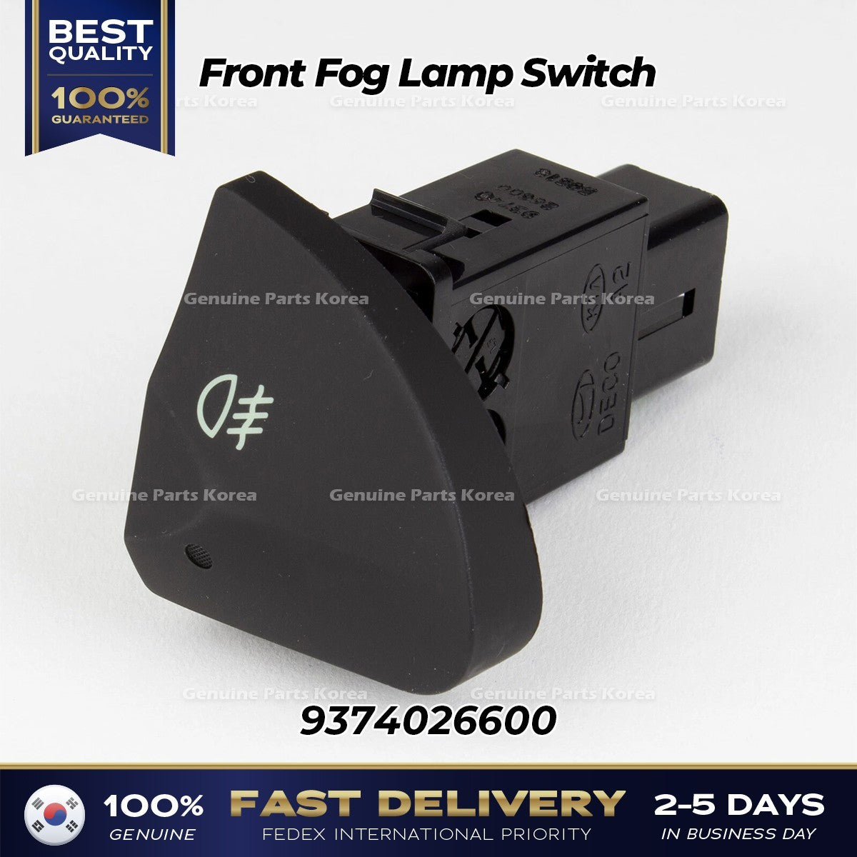 Genuine Front Fog Lamp Switch 9374026600 for Hyundai Santa Fe
