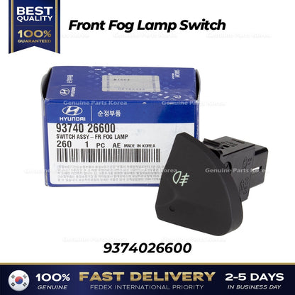 Genuine Front Fog Lamp Switch 9374026600 for Hyundai Santa Fe