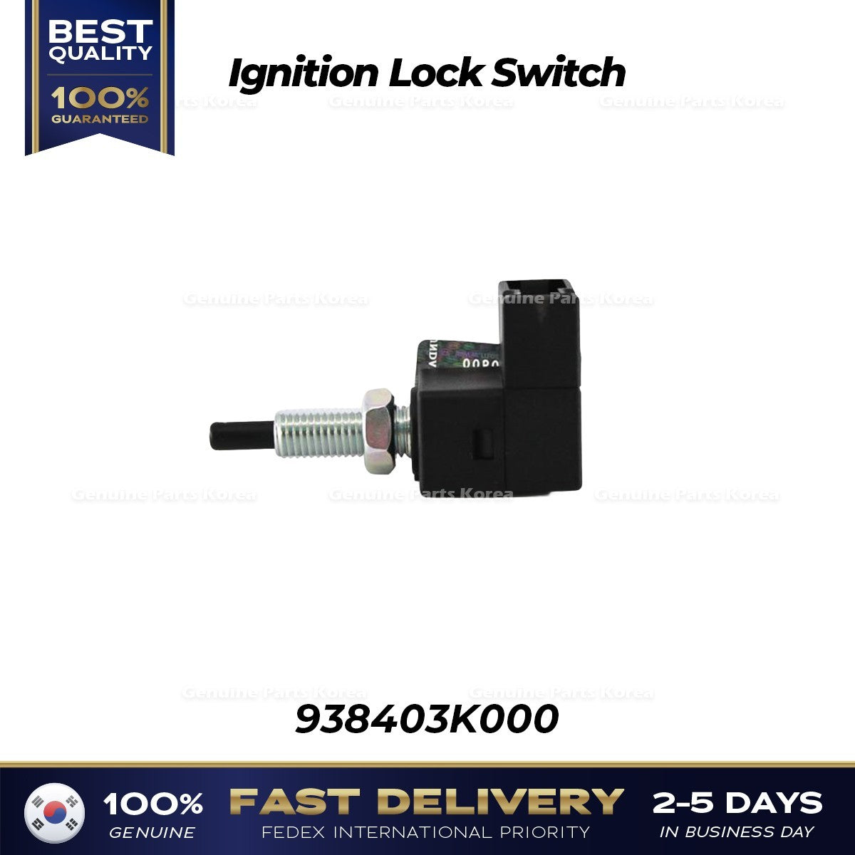 Genuine Ignition Lock Switch 938403K000 for Hyundai Elantra Sonata Kia Forte