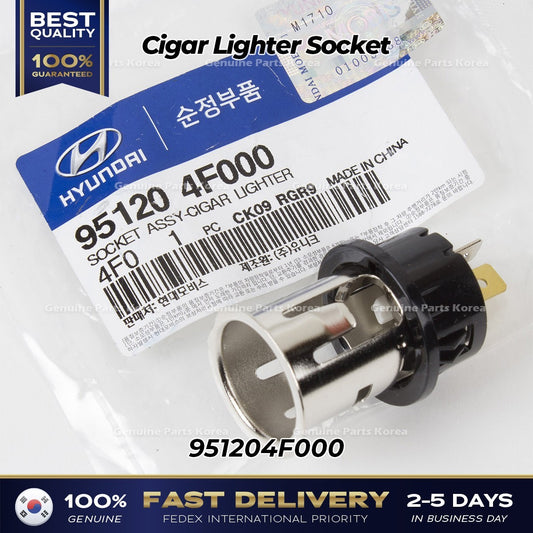 Genuine Cigar Lighter Socket 951204F000 for Hyundai Elantra Veloster