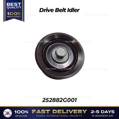 Genuine Drive Belt Idler 252882G001 for Hyundai Sonata Hybrid