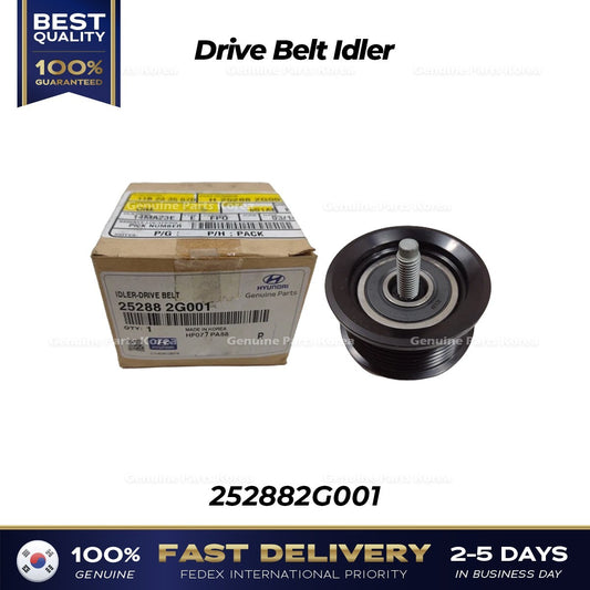 Genuine Drive Belt Idler 252882G001 for Hyundai Sonata Hybrid