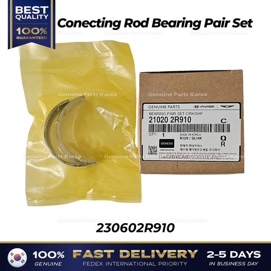 Genuine Conecting Rod Bearing Pair Set 230602R910 for Hyundai Santa Fe