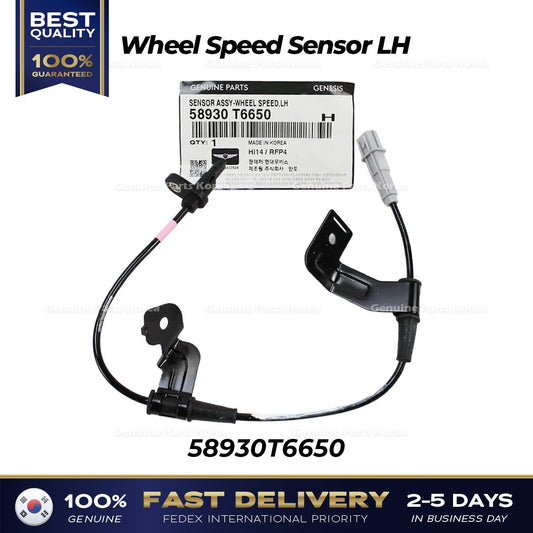 Genuine Wheel Speed Sensor LH 58930T6650 for Hyundai Genesis GV80