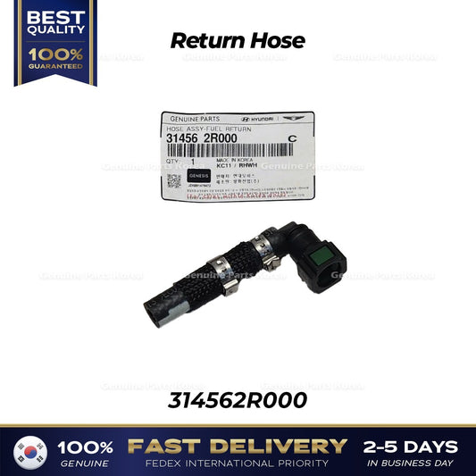 Genuine Return Hose 314562R000 for Hyundai Genesis G80 GV70 Kia Sorento