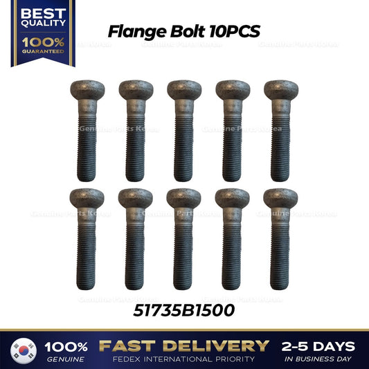 Genuine Flange Bolt 10PCS 51735B1500 for Hyundai Kia