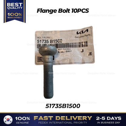 Genuine Flange Bolt 10PCS 51735B1500 for Hyundai Kia