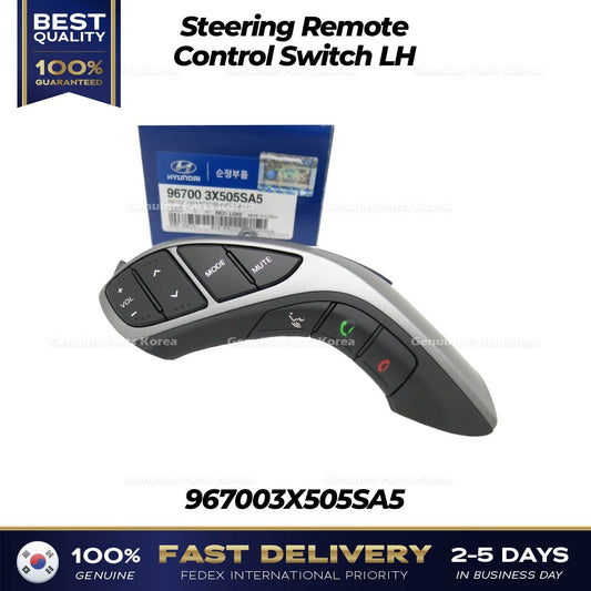 Genuine Steering Remote Control Switch LH 967003X505SA5 for Hyundai Elantra