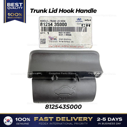 Genuine Trunk Lid Hook Handle 812543S000 for Hyundai Azera Elantra Kia Forte