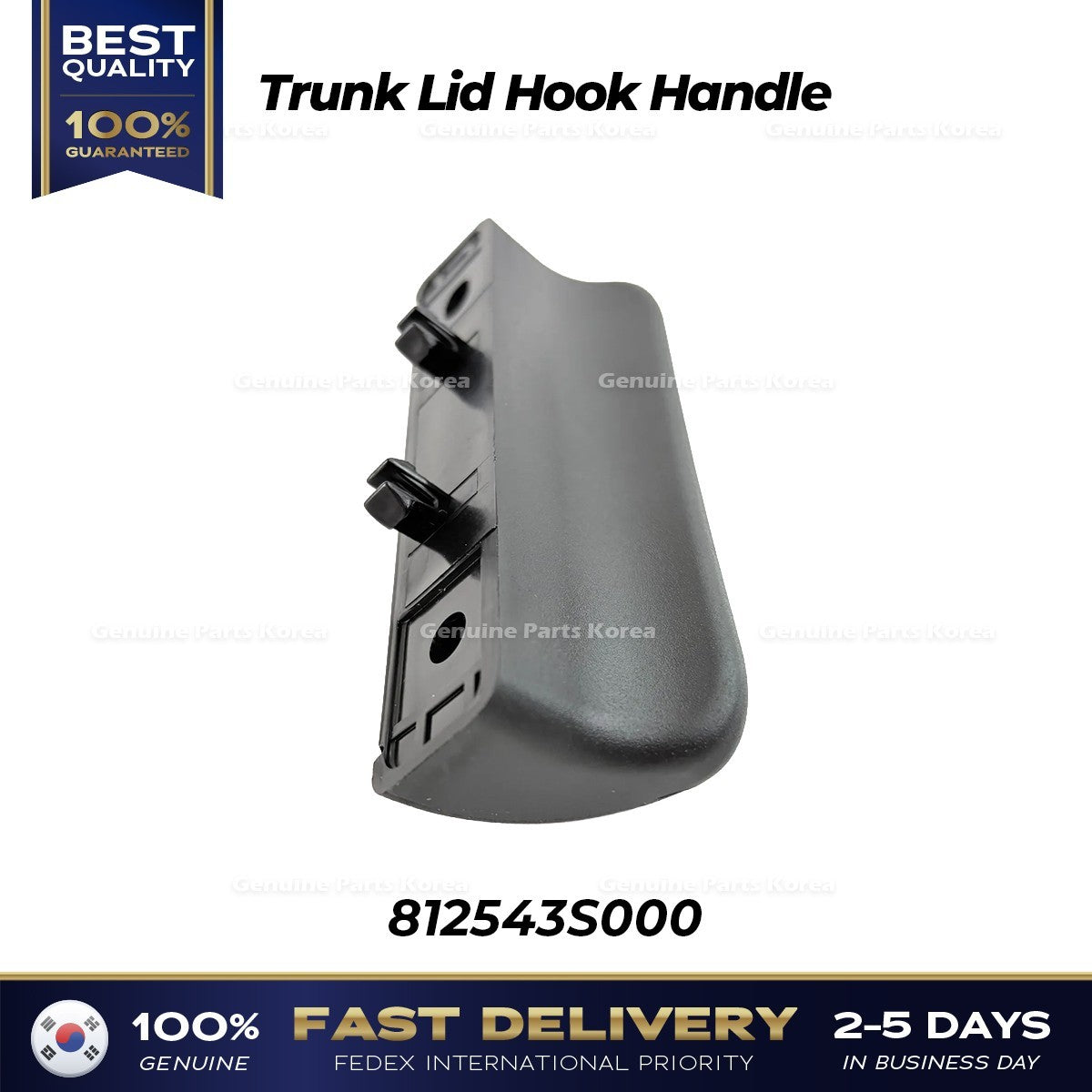 Genuine Trunk Lid Hook Handle 812543S000 for Hyundai Azera Elantra Kia Forte