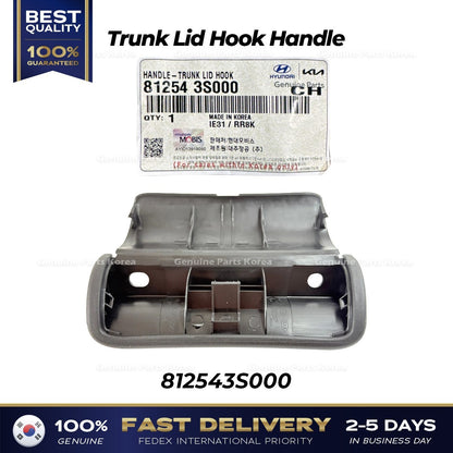 Genuine Trunk Lid Hook Handle 812543S000 for Hyundai Azera Elantra Kia Forte