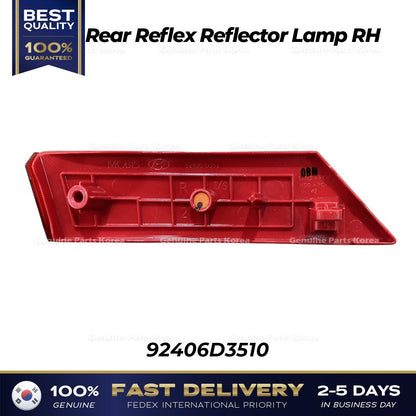 Genuine Rear Reflex Reflector Lamp RH 92406D3510 for Hyundai Tucson