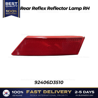 Genuine Rear Reflex Reflector Lamp RH 92406D3510 for Hyundai Tucson