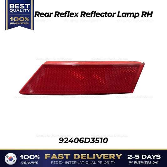 Genuine Rear Reflex Reflector Lamp RH 92406D3510 for Hyundai Tucson