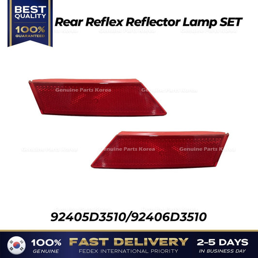 Genuine Rear Reflex Reflector Lamp SET 92405D3510 92406D3510 for Tucson