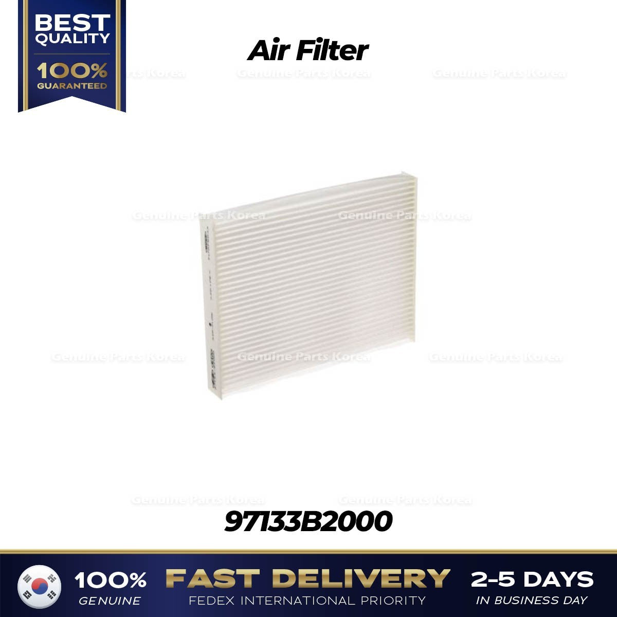 Genuine Air Filter 97133B2000 for Kia Soul