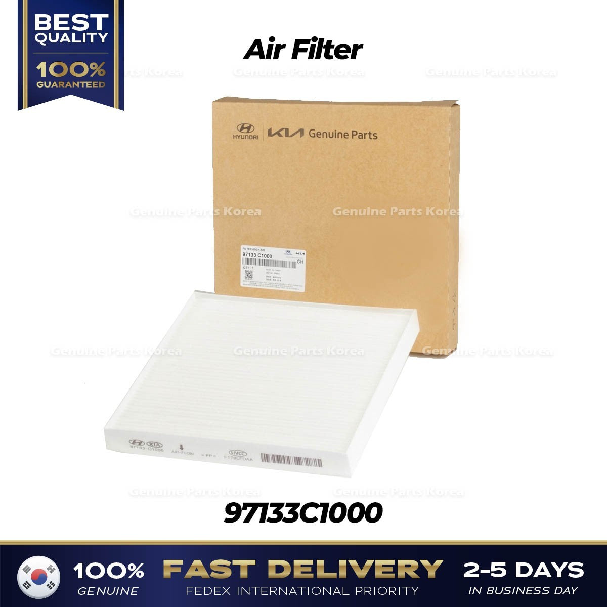 Genuine Air Filter 97133C1000 for Kia Cadenza