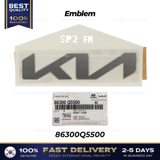 Genuine Emblem 86300Q5500 for Kia Seltos
