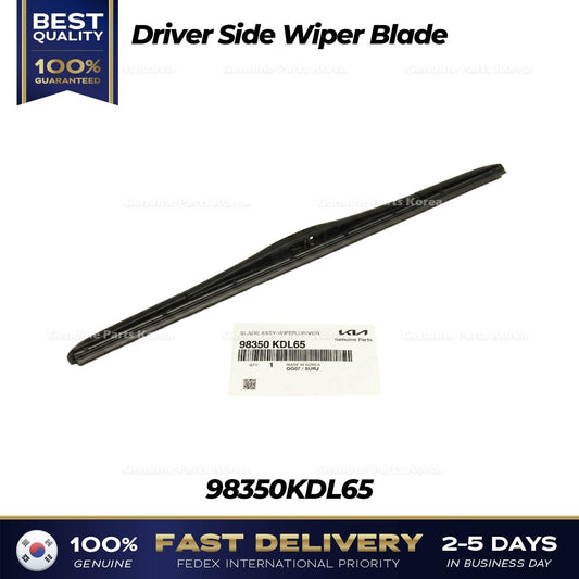 Genuine Driver Side Wiper Blade 98350KDL65 for Kia Sportage