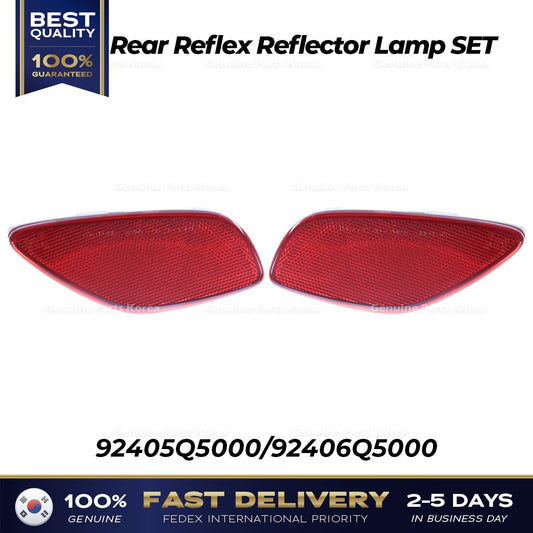 Genuine Rear Reflex Reflector Lamp SET 92405Q5000 92406Q5000 for Kia Seltos