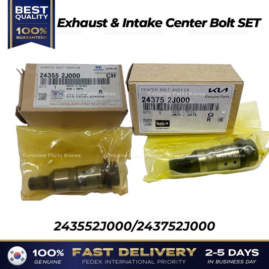 Genuine Exhaust & Intake Center Bolt SET 243552J000 243752J000 for Kona