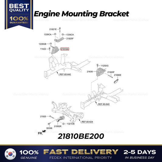 Genuine Engine Mounting Bracket 21810BE200 for Hyundai Kona