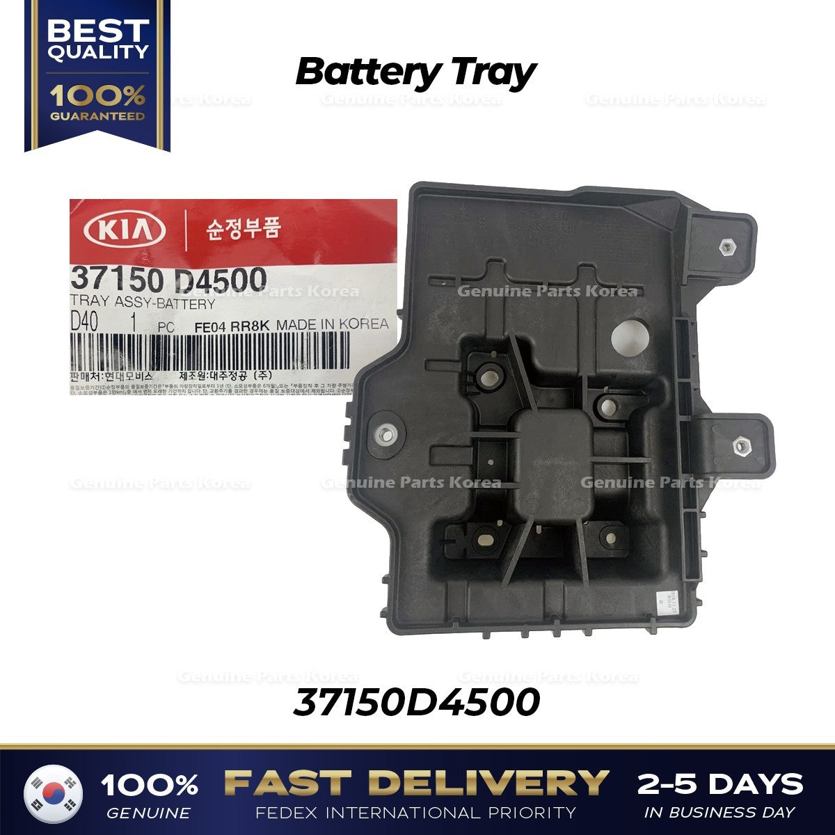 Genuine Battery Tray 37150D4500 for Kia Optima