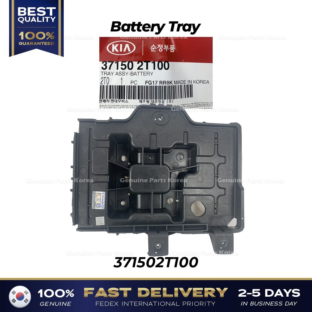 Genuine Battery Tray 371502T100 for Hyundai Sonata Kia Optima