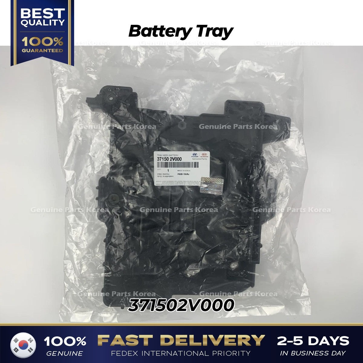 Genuine Battery Tray 371502V000 for Hyundai Veloster