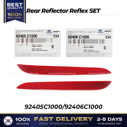 Genuine Rear Reflector Reflex SET 92405C1000 92406C1000 for Hyundai Sonata