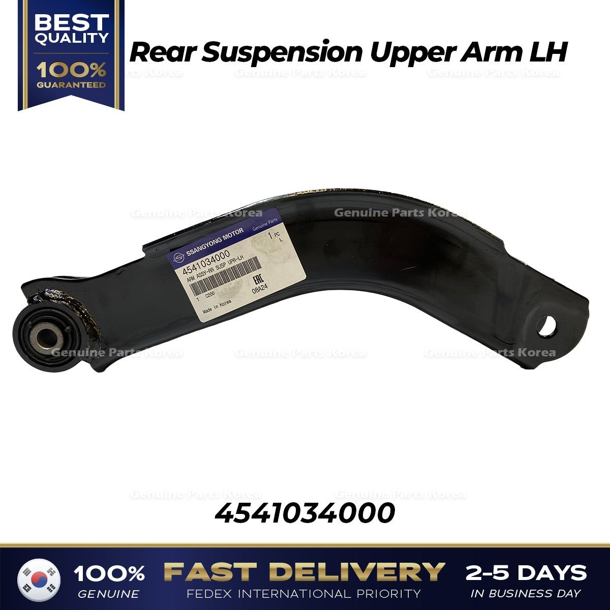 Genuine Rear Suspension Upper Arm LH 4541034000 for Ssangyong Korando C