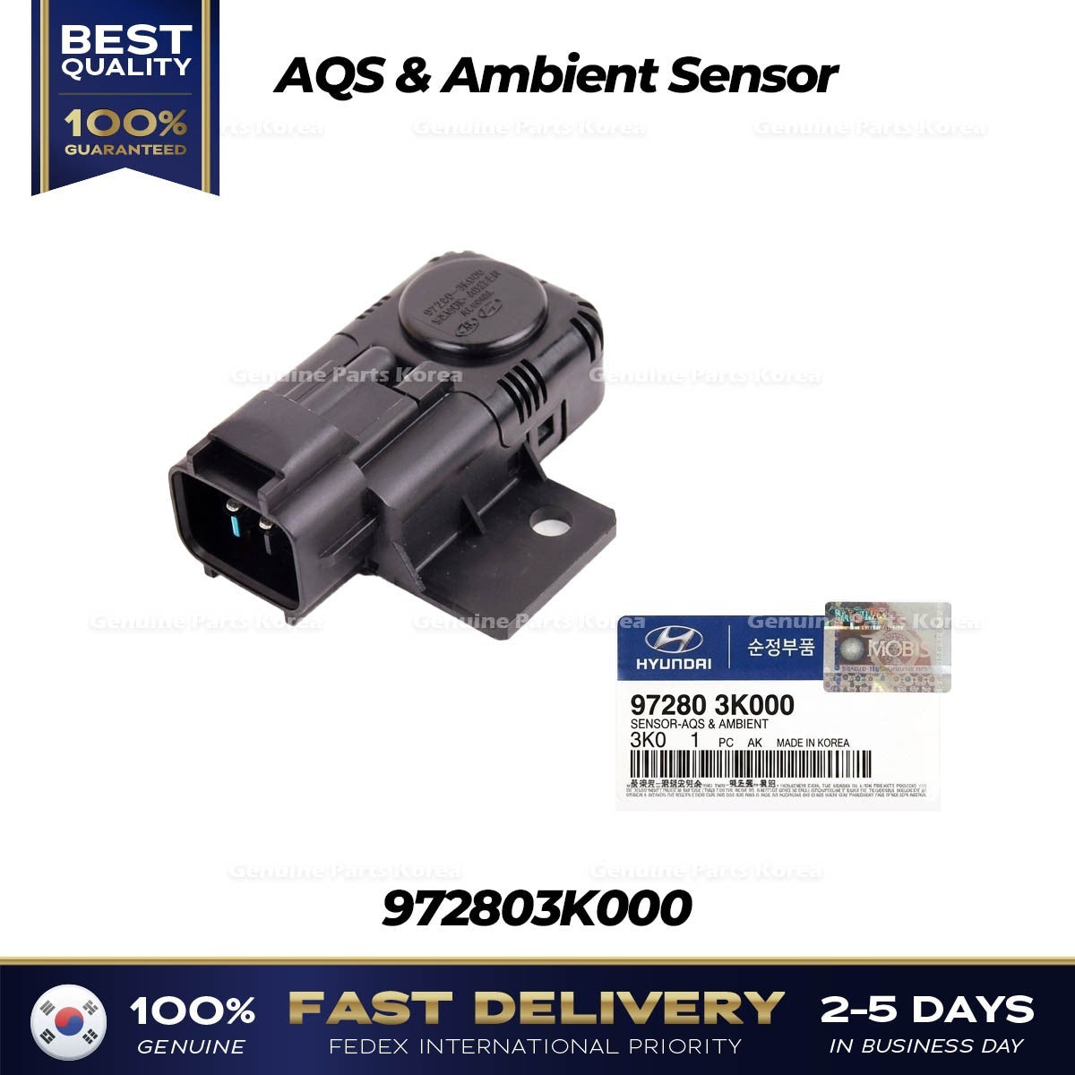 Genuine AQS & Ambient Sensor 972803K000 for Hyundai Sonata