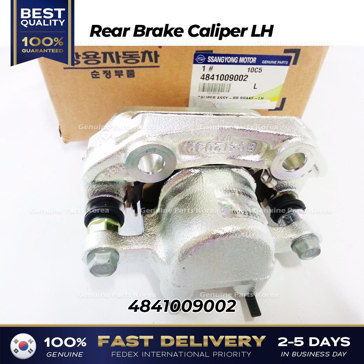 Genuine Rear Brake Caliper LH 4841009002 for Ssangyong Kyron Rexton