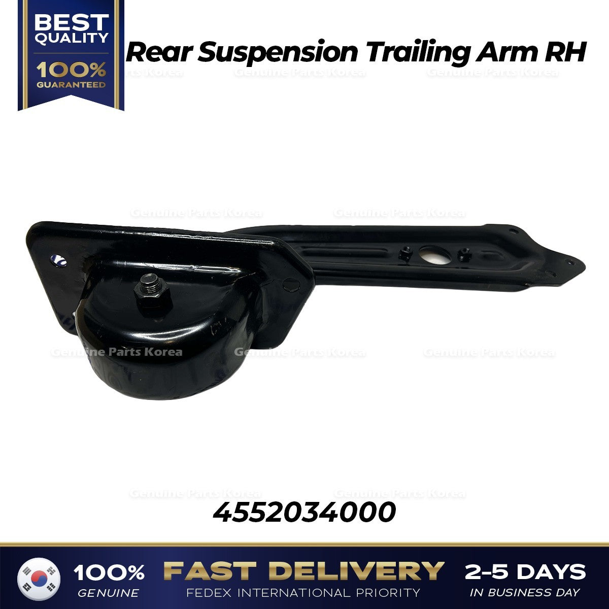 Genuine Rear Suspension Trailing Arm RH 4552034000 for Ssangyong Korando C
