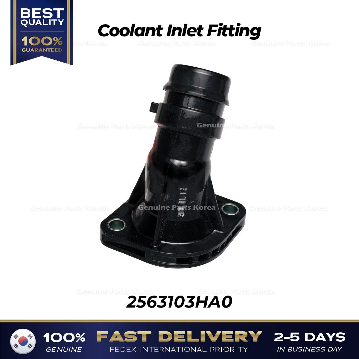 Genuine Coolant Inlet Fitting 2563103HA0 for Hyundai Kona Hybrid