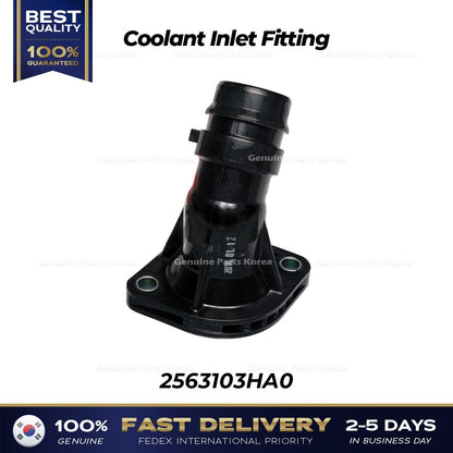 Genuine Coolant Inlet Fitting 2563103HA0 for Hyundai Kona Hybrid