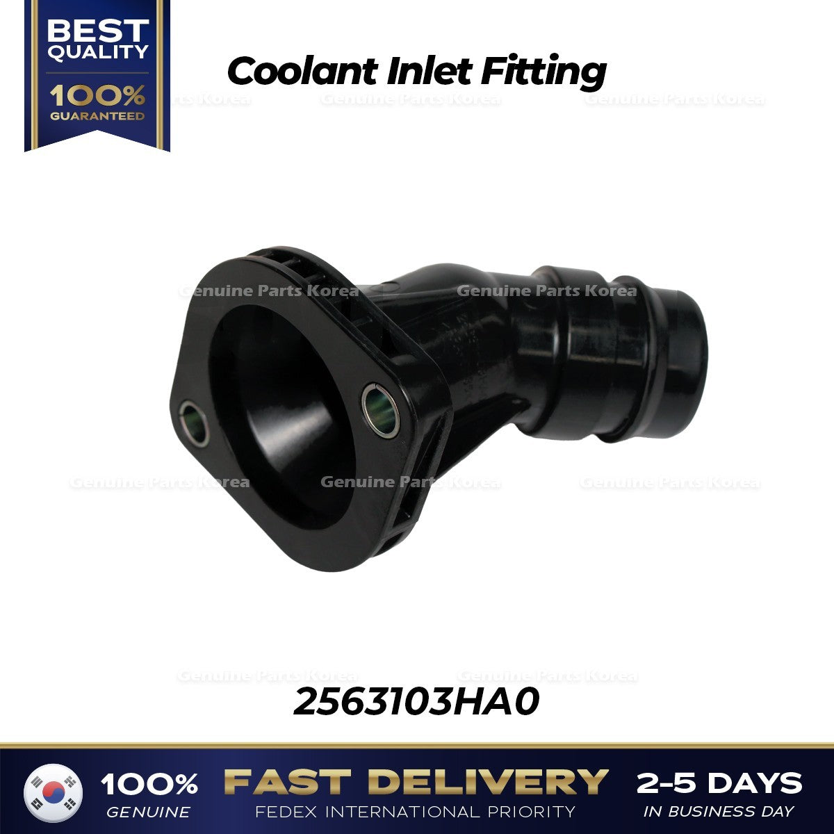 Genuine Coolant Inlet Fitting 2563103HA0 for Hyundai Kona Hybrid