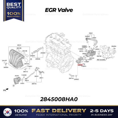 Genuine EGR Valve 2845008HA0 for Kia Niro