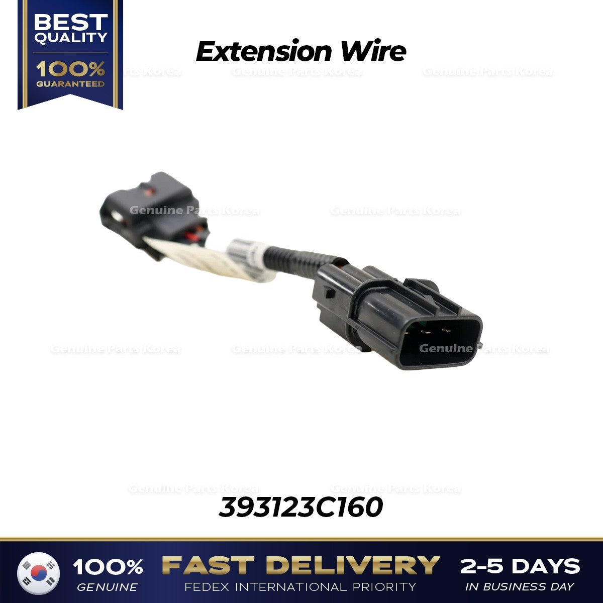 Genuine Extension Wire 393123C160 for Hyundai Palisade Santa Fe Kia Sedona