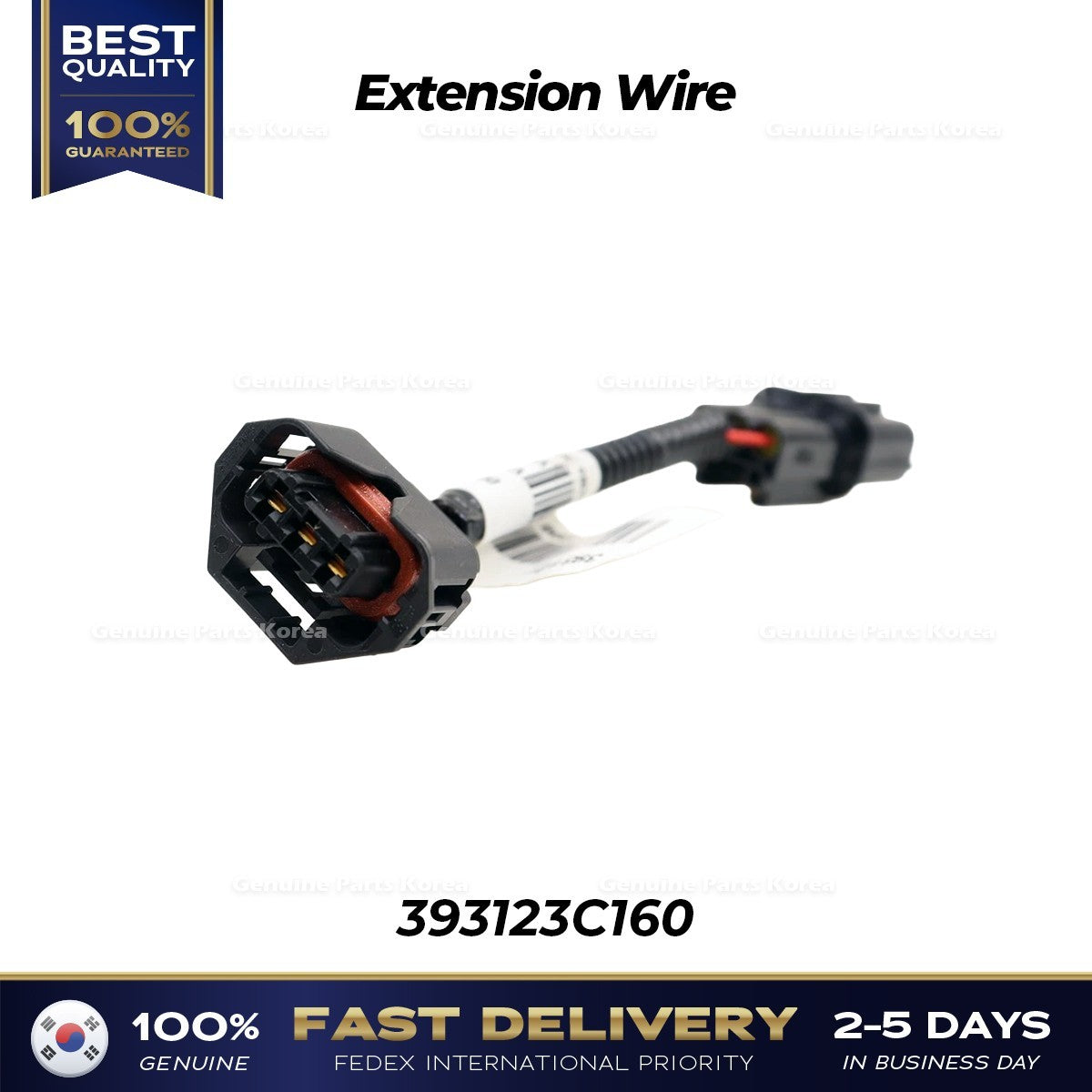 Genuine Extension Wire 393123C160 for Hyundai Palisade Santa Fe Kia Sedona