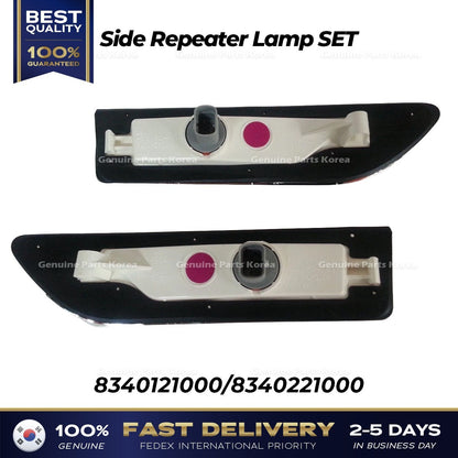 Genuine Side Repeater Lamp SET 8340121000 8340221000 for Korando Turismo