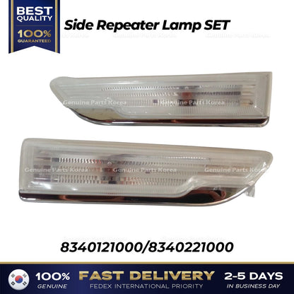 Genuine Side Repeater Lamp SET 8340121000 8340221000 for Korando Turismo