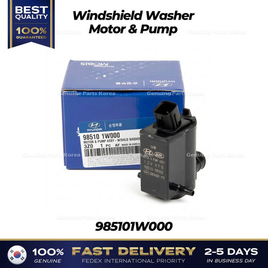 Genuine Windshield Washer Motor & Pump 985101W000 for Kia Forte
