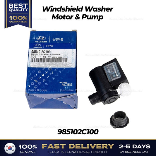 Genuine Windshield Washer Motor & Pump 985102C100 for Hyundai Tucson