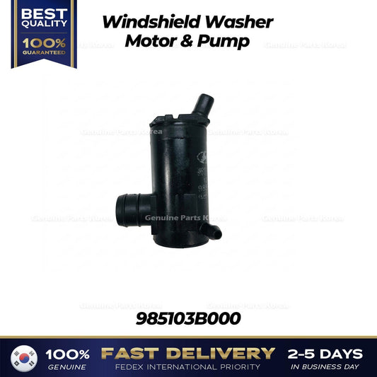 Genuine Windshield Washer Motor & Pump 985103K000 for Hyundai Elantra