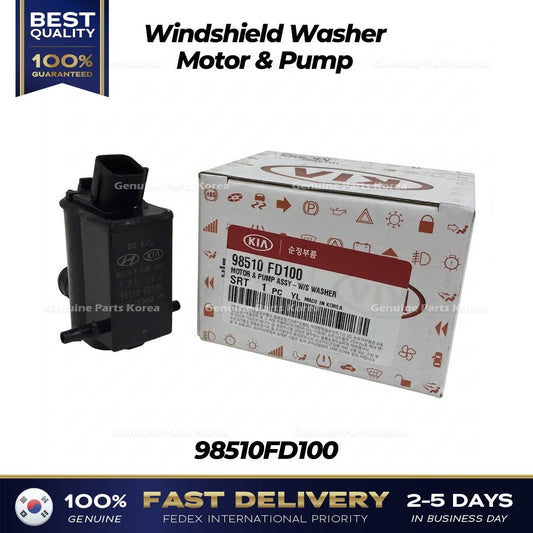 Genuine Windshield Washer Motor & Pump 98510FD100 for Kia Sorento